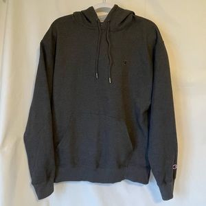 EUC: Charcoal grey Champion hoodie in Large.